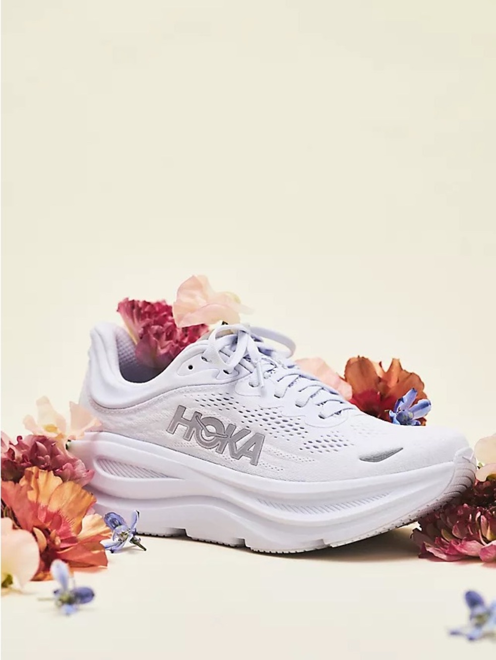 NIB Anthropologie HOKA® Bondi 9 Sneakers in Starlight Glow Size 9.5 - Picture 3 of 3